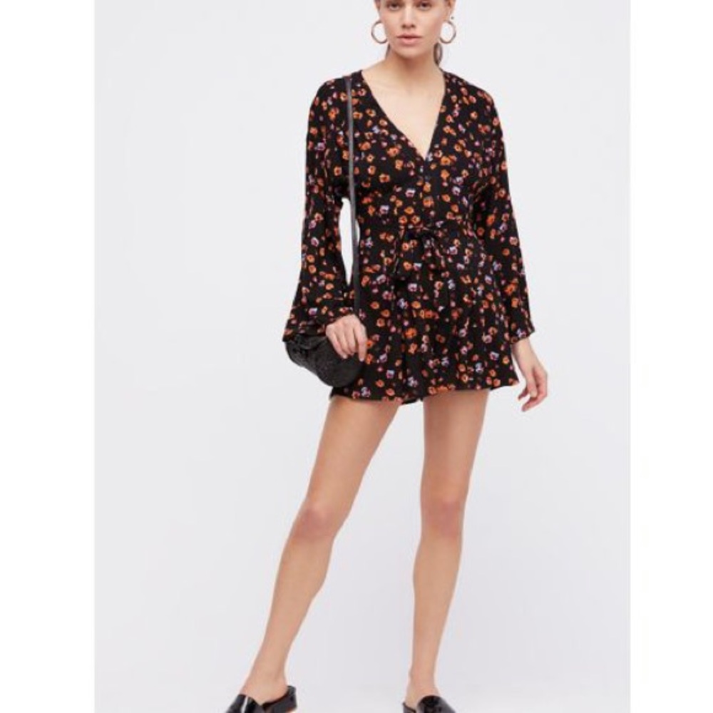 Free people l’amour floral romper - Picture 2 of 6